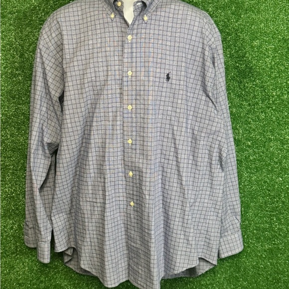 Ralph Lauren Blue Casual Button Down Shirt - Picture 1 of 3